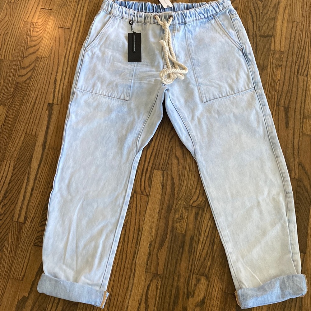 Womens Anthropologie Light Blue Jeans, Size M